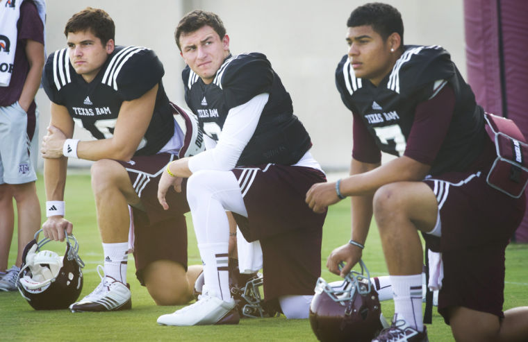NCAA suspends Texas A&M quarterback Johnny Manziel for half a game